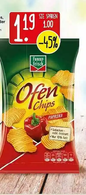 WEZ Funny Frisch Ofen Chips Angebot