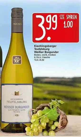 WEZ Kiechlingsberger Teufelsburg Weißer Burgunder Angebot