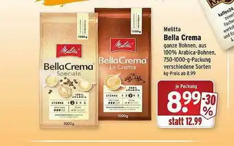 Wasgau Melitta Bella Crema Angebot