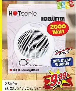 Wiglo Wunderland Hotserie Heizlüfter Angebot