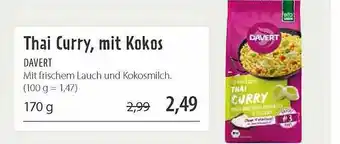 Superbiomarkt Thai Curry, Mit Kokos Davert Angebot