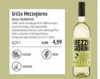 Superbiomarkt Grillo Mezzogiorno Riegel Weinimport Angebot