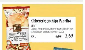 Superbiomarkt Kichererbsenchips Paprika De Rit Angebot