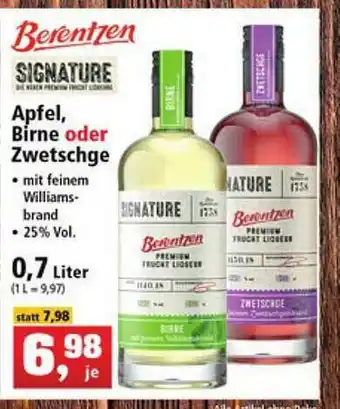 Thomas Philipps Berentzen Apfel, Birne Oder Zwetschge Angebot