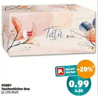 PENNY PENNY Taschentücher-Box je 100 Blatt Angebot