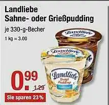 V Markt Landliebe Sahne Oder Grießpudding Angebot