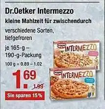 V Markt Dr. Oetker Intermezzi Angebot