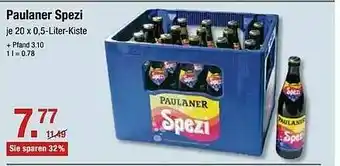 V Markt Paulaner Spezi Angebot