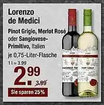 V Markt Lorenzo De Medici Angebot