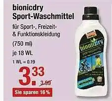 V Markt Bionicdry Sport-waschmittel Angebot