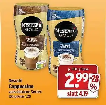 Wasgau Nesafé Cappucino Angebot