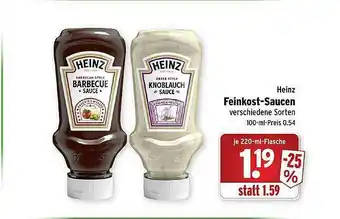 Wasgau Heinz Feinkost-saucen Angebot