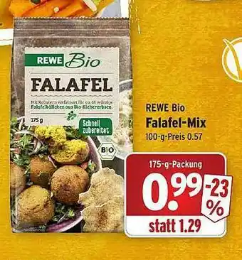 Wasgau Rewe Bio Falafel-mix Angebot