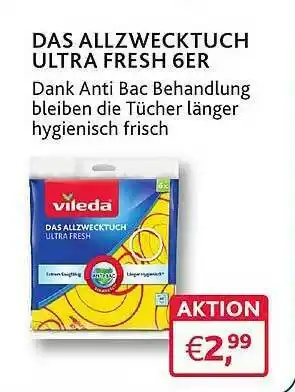 Wasgau Vileda Das Allzwecktuch Ultra Fresh 6er Angebot