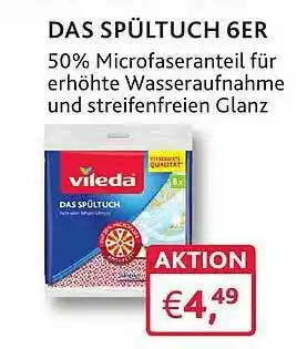 Wasgau Vileda Das Spültuch 6er Angebot