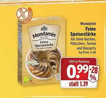 Wasgau Mondamin Feine Speisestärke Angebot