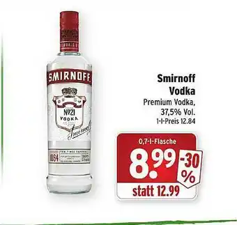 Wasgau Smirnoff Vodka Angebot