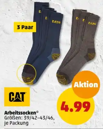 PENNY CAT Arbeitssocken 3 Paar Angebot