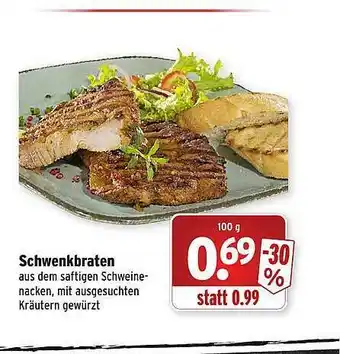 Wasgau Schwenkbraten Angebot