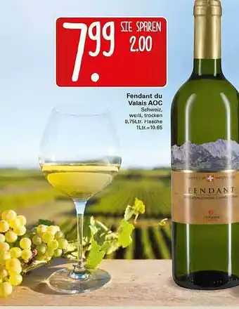 WEZ Fendant Du Valais AOC Angebot