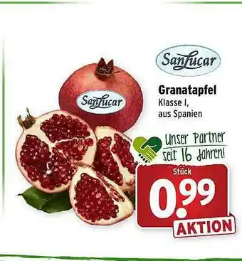 Wasgau Sanlucar Granatapfel Angebot