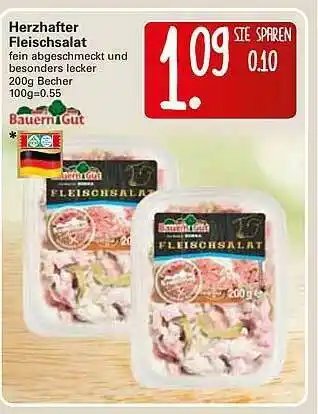 WEZ Herzhafter Fleischsalat Angebot