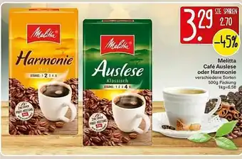 WEZ Melitta Café Auslese Oder Harmonie Angebot