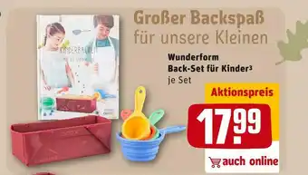 REWE Wunderform back-set für kinder Angebot