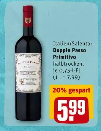 REWE Doppio passo rotwein Angebot