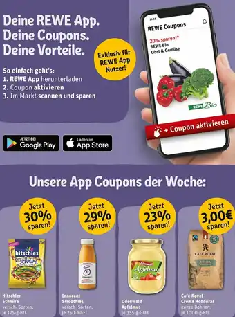 REWE Rewe jetzt coupon sichern! Angebot