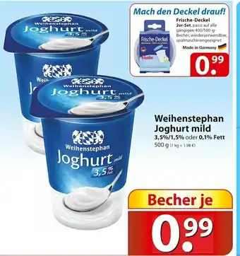 Famila Nord Ost Weihenstephan joghurt mild Angebot