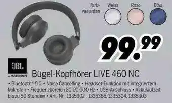 MEDIMAX Jbl Bügel-kopfhörer Live 460nc Angebot