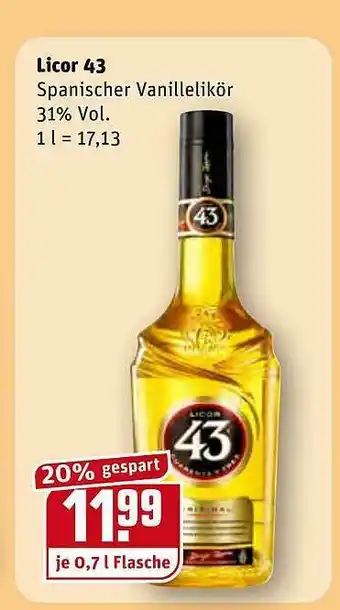 REWE Licor 43 Angebot