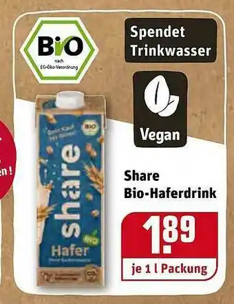 REWE Share Bio-haferdrink Angebot