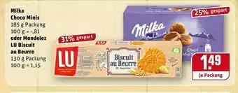 REWE Milka Choco Minis Oder Mondelez Lu Biscuit Au Beurre Angebot