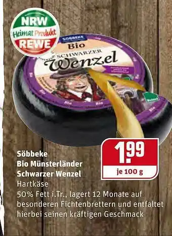 REWE Söbbeke Bio Münsterländer Schwarzer Wenzel Angebot