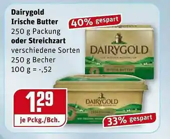 REWE Dairygold Irische Butter Oder Streichzart Angebot