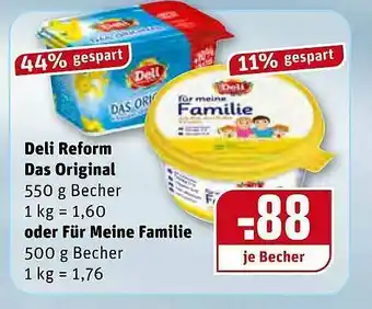 REWE Deli Reform Das Original Oder Für Meine Familie Angebot