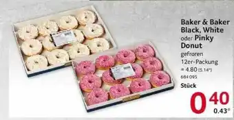 Selgros Baker & Baker Black, White Oder Pinky Donut Angebot