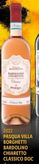 Lidl PASQUA VILLA BORGHETTI BARDOLINO CHIARETTO CLASSICO DOC 0,75 l Fl. Angebot