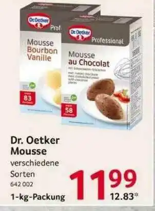 Selgros Dr Oetker Mousse Angebot