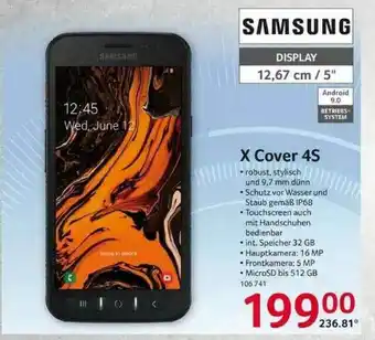 Selgros Samsung X Cover 4s Angebot