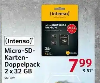 Selgros Intenso Micro-sd-karten-doppelpack 2x32gb Angebot