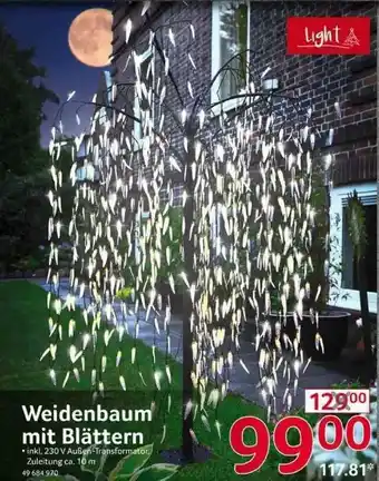 Selgros Weidenbaum Mit Blättern Light Angebot