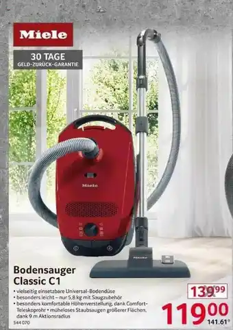 Selgros Bodensauger Classic C1 Miele Angebot