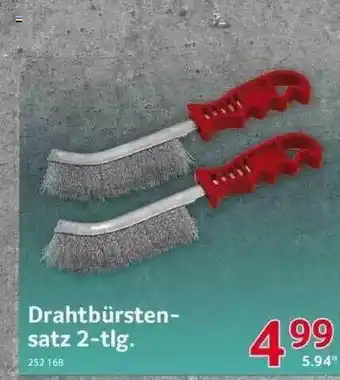 Selgros Drahtbürstensatz 2-tlg Angebot