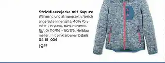 Tchibo Strickfleecejacke Mit Kapuze Angebot