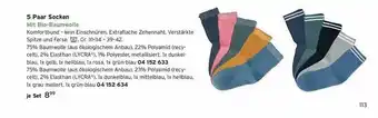 Tchibo 5 Paar Socken Mit Bio-baumwolle Angebot