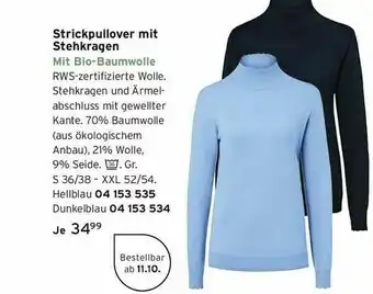 Tchibo Strickpullover Mit Stehkragen Angebot