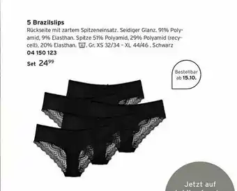 Tchibo 5 Brazilslips Angebot